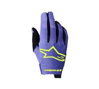 Alpinestars Guanti Motocross Fuoristrada Radar 2026 Viola Giallo Fluo