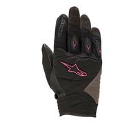 Guanti moto donna estivi Alpinestars STELLA SHORE nero fuxia M