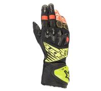Alpinestars guanto pista uomo Gp Tech V2 - 1503 Black/Yellow Fluo/White/Red Fluo L
