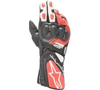 Alpinestars guanto pista uomo SP-8 V3 - Black White Bright Red L