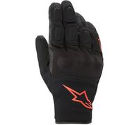 §Guanti Moto Alpinestars S Max Drystar Nero-Rosso Fluo§