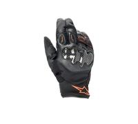 Alpinestars SMX-1 Drystar® Guanti da moto impermeabili, nero-rosso, taglia 2XL per maschi