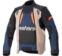 Alpinestars Halo, giacca tessile Drystar S male Nero/Blu Scuro/Beige/Arancione