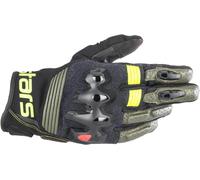 Alpinestars Halo Guanti Moto, nero-giallo, taglia L per maschi