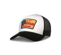 Alpinestars Hardware Trucker Hat Cappellino da Baseball, Bianco/Nero, Taglia Unica Uomo