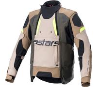Alpinestars Harok Drystar Giacca tessile moto, verde-marrone, taglia M per maschi
