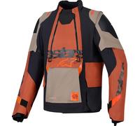 Alpinestars Harok Pro Drystar XF impermeabile Giacca tessile moto, nero-arancione, taglia L per maschi