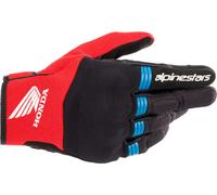 Alpinestars Honda Copper Guanti da moto, nero/rosso/blu, Taglia L