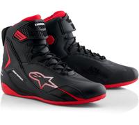 Alpinestars Honda Faster-4 Scarpe da moto, nero-rosso, taglia 50 per maschi