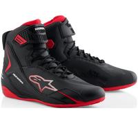Alpinestars Honda Faster-4 Scarpe da moto, nero-rosso, taglia 49 per maschi