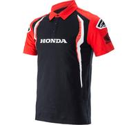 T-SHIRT COTONE ALPINESTARS ORIGINALE CON BRAND HONDA ROSSO NERO
