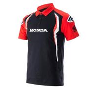 Alpinestars Honda Short Sleeve Polo Rosso,Nero M Uomo