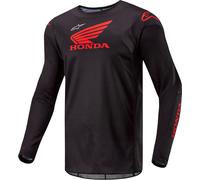 Alpinestars Honda Racer Iconic Maglia Motocross, nero-rosso, taglia S per maschi