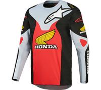 Alpinestars Honda Racer Veil, maglia XXL male Nero/Grigio/Rosso