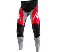 Alpinestars Honda Racer Veil, pantaloni in tessuto 34 male Nero/Grigio/Rosso