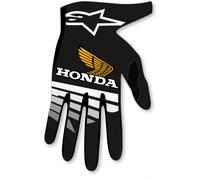Guanti da motocross Alpinestars Radar Honda neri-grigi-gialli S
