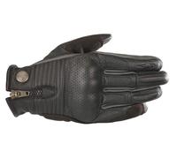 Alpinestars Honda Rayburn Guanti moto in pelle, nero-grigio, taglia S