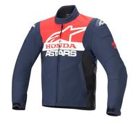 Alpinestars Honda SMX Softshell Giacca tessile impermeabile per moto (Blue/Black/Red,L)
