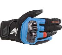 Alpinestars Honda SMX Z Drystar Guanti da moto, nero-rosso-blu, taglia XL