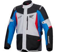 Alpinestars Honda ST-1 impermeabile Giacca tessile moto, nero-grigio-blu, taglia M per maschi