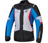 Alpinestars Honda Stella ST-1, giacca tessile impermeabile donna S female Grigio Chiaro/Nero/Blu/Rosso
