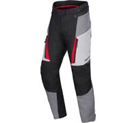 Alpinestars Honda Stella ST-1, pantaloni tessili impermeabili da L male Grigio Chiaro/Grigio Scuro/Nero/Rosso