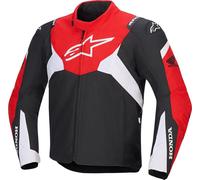 Alpinestars Honda T-Jaws V4 impermeabile Giacca tessile moto, nero-rosso, taglia XL per maschi