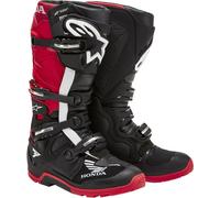 Alpinestars Honda Tech 7 Enduro Drystar Stivali da motocross impermeabili, nero-rosso, taglia 48 per maschi