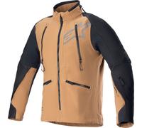 Alpinestars Hyde XT Stretch Drystar XF giacca tessile moto impermeabile, nero-beige, taglia 2XL per maschi