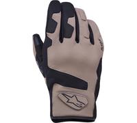 Alpinestars Ignite Drystar Guanti impermeabili da motocicletta, marrone/nero, Taglia L