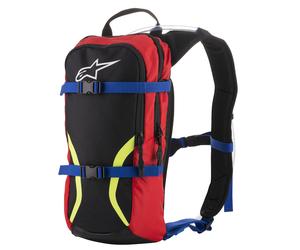 Alpinestars Iguana Hydration Zaino, rosso-blu-giallo, taglia 6-10l per maschi