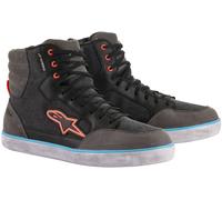 Alpinestars J-6 Canvas Scarpe motociclistiche impermeabili, nero-grigio, taglia 40 per maschi