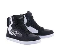 Alpinestars J-6 Scarpe impermeabili, nero/bianco/grigio, 13 (47)