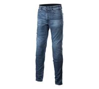 Alpinestars Argon Slim Fit Denim Pantaloni tessili moto, blu, taglia 34 per maschi