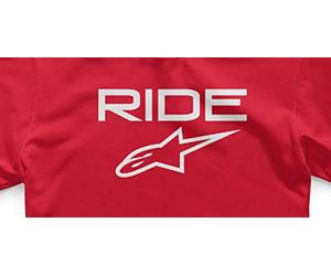 Alpinestars Kid's Ride 2.0 Tee T-Shirt, Bambino, Red/White, L