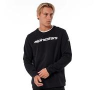 §Felpa Alpinestars Linear Crew V3 Nero-Bianco§