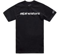 Alpinestars Linear Wordmark 2.0 CSF, maglietta L male Nero/Bianco
