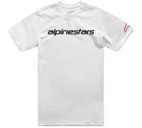 Alpinestars T-shirt Linear Wordmark 2.0 manica corta Uomo Bianco XL