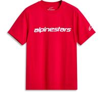 Alpinestars Linear Wordmark 2.0 Maglietta, rosso, taglia 2XL per maschi