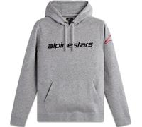 Felpa Alpinestars Linear Wordmark V3 Grigio Melange/Rosso/NeroL Grigio Melange,Rosso,Nero