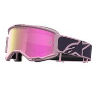 Alpinestars Vision 5 Rora Mirror Occhiali da motocross, grigio/rosa, Taglia unica