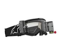 Alpinestars Occhiali da motocross Vision 5 Corp Donna Nero/Bianco Lente Trasparente