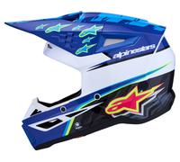 alpinestars -M3 Falcon Casco Cross unisex blu, taglia S