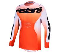Maglia RACER AMBER Arancione Bianco ALPINESTARS - UE: S