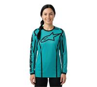 Alpinestars Stella Fluid Apex Long Sleeve Jersey Verde,Blu XL Donna