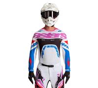Maglia SUPERTECH DYNA Bianco Blu Rosa ALPINESTARS - UE: XL