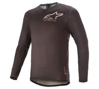 Alpinestars Maglia Alps 6.0 V2 a Maniche Lunghe Camicia, Nero/Corallo, XL Uni...