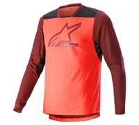 Alpinestars Maglia Drop 6.0, Jersey Uomo, Corallo Fluorescente/BL TAGLIA M