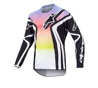 Alpinestars Maglia Racer 2023, Nero e Multicolore, M