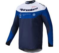 ALPINESTARS - Magliette Pro-Dura Navy / Bright Blue / Bianco 2025 Blu,Bianco S